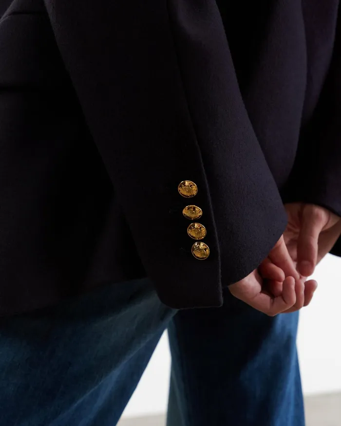 VIANNEY COAT Dark Navy Women Nili Lotan Jackets and Blazers