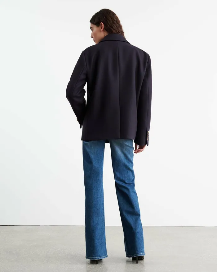 VIANNEY COAT Dark Navy Women Nili Lotan Jackets and Blazers