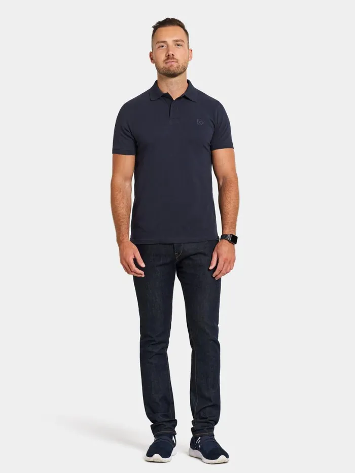 Ville Men039s Pike 3 Dark Night Blue Men Didriksons Tshirts and Polos
