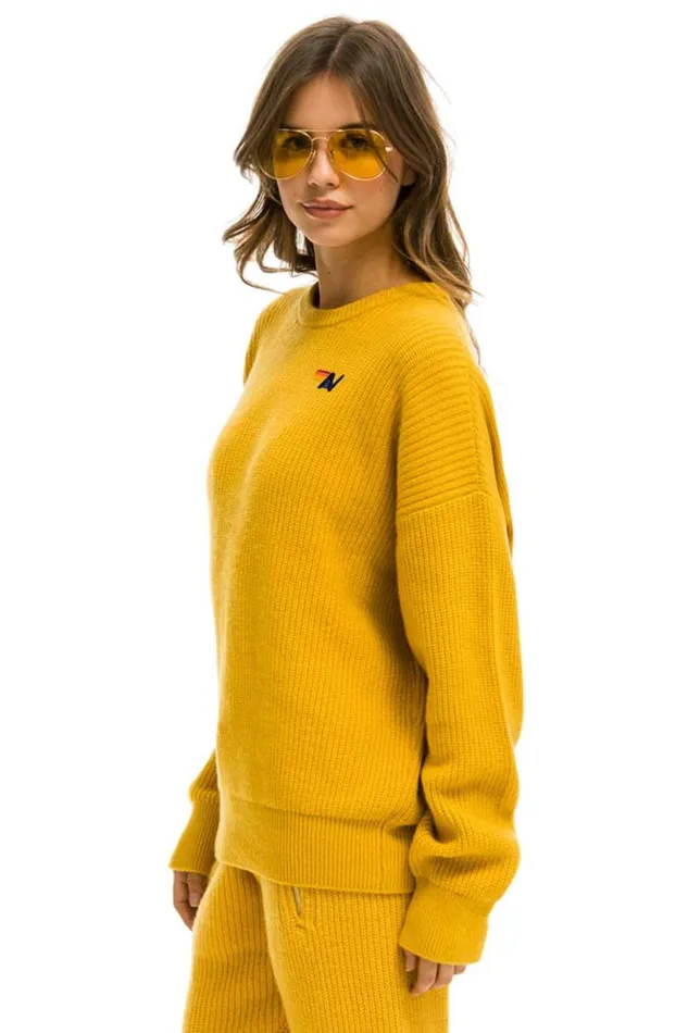 Vintage Cabin Unisex Cashmere Sweater 8211 Gold Men Aviator Nation Sweatshirts