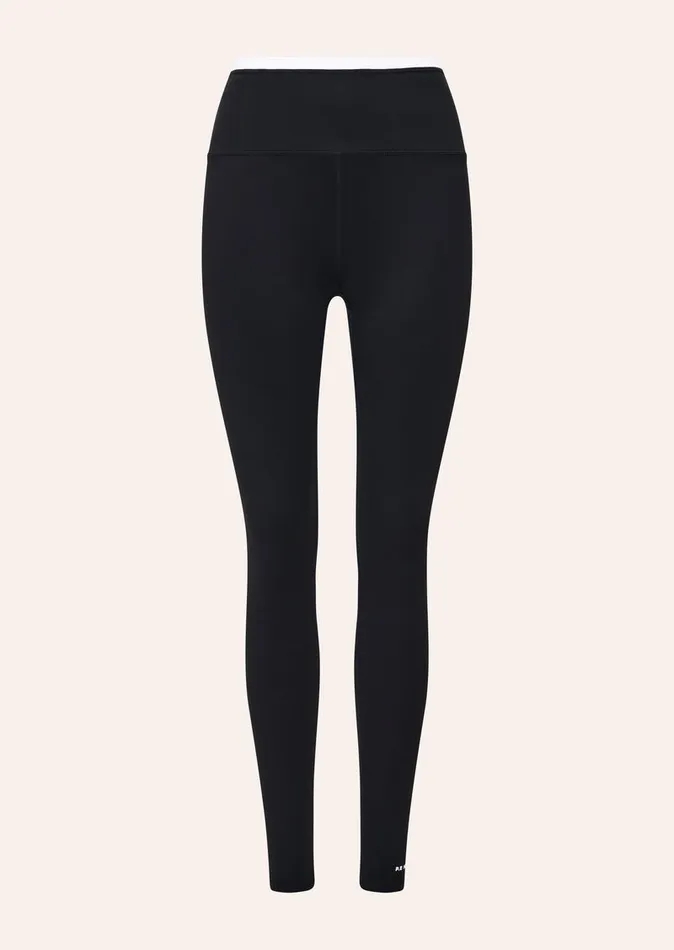 VITA FULL LENGTH LEGGING IN BLACK and OPTIC WHITE Women Activewear PE Nation