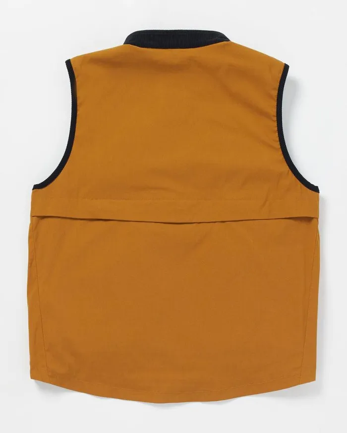 Volcom Japan By Bryan Iguchi Tds Vest 8211 Chestnut Brown Mens Volcom Jackets