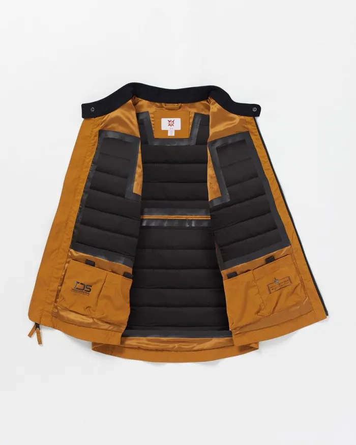 Volcom Japan By Bryan Iguchi Tds Vest 8211 Chestnut Brown Mens Volcom Jackets