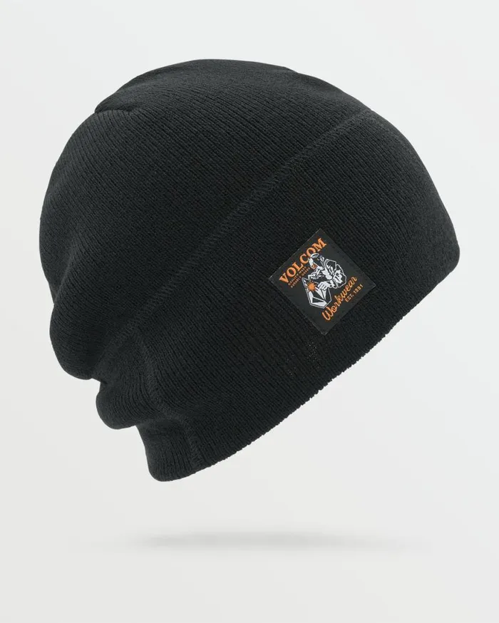 Volcom Workwear Beanie 8211 Black Mens Volcom Hats and Beanies