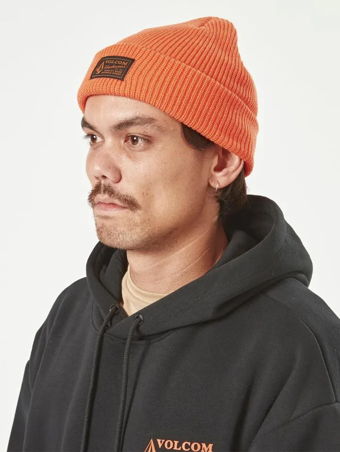 Volcom Workwear Beanie 8211 Orange Mens Volcom Hats and Beanies