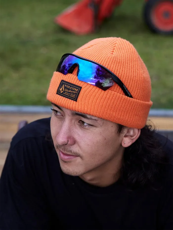 Volcom Workwear Beanie 8211 Orange Mens Volcom Hats and Beanies