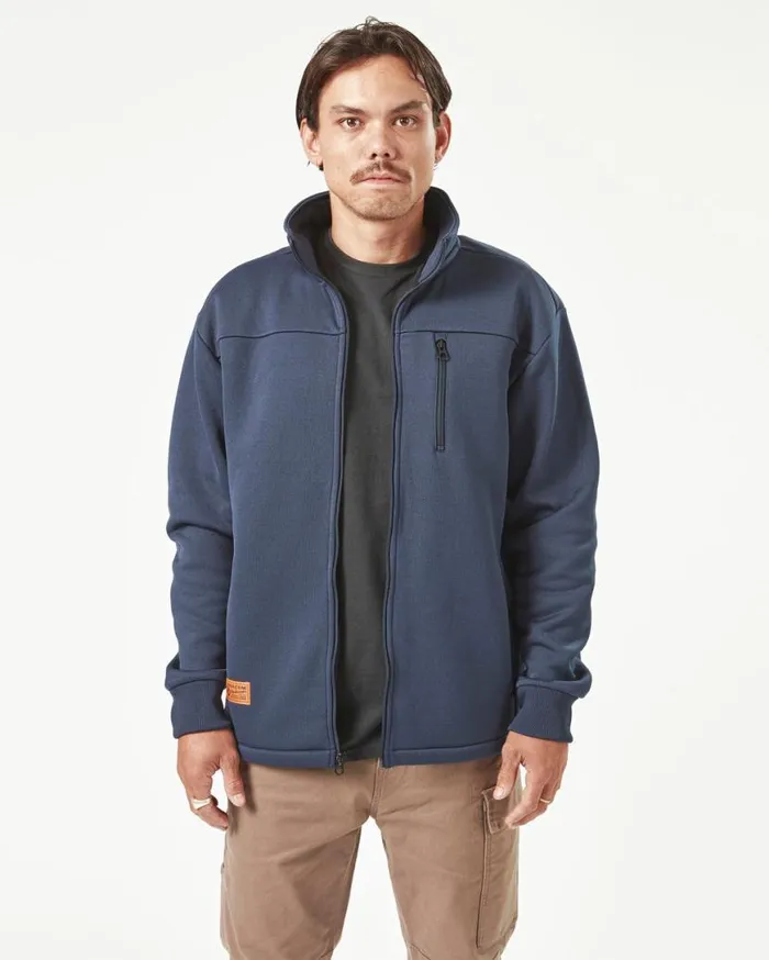 Volcom Workwear Bonded Fleece 8211 Navy Mens Volcom Hoodies and Sweatshirts
