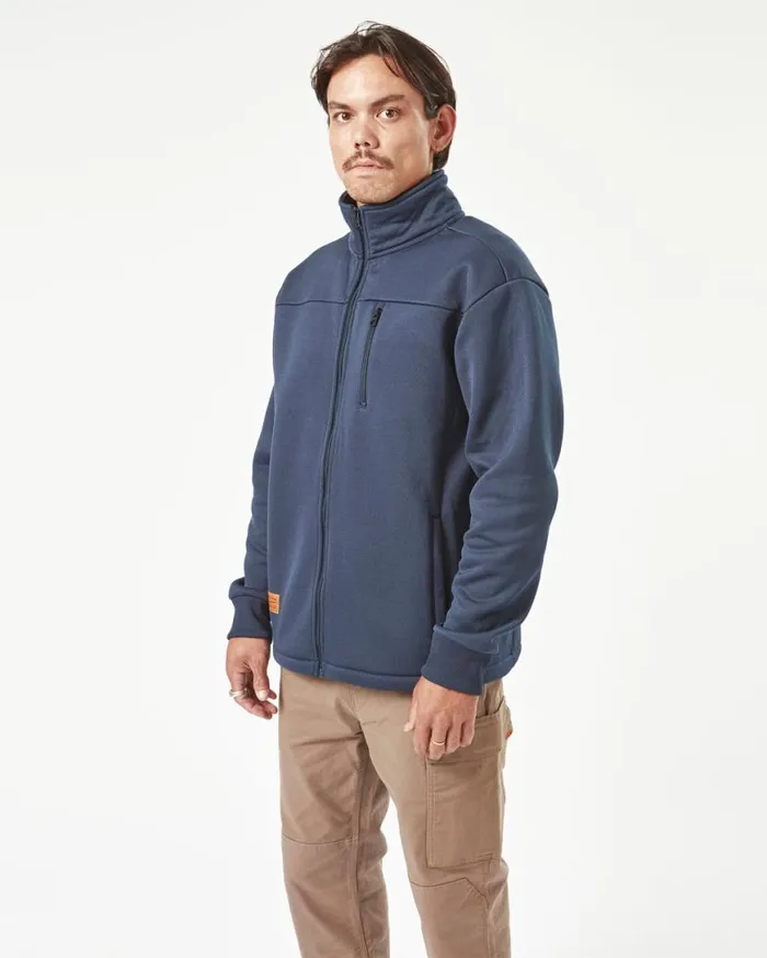Volcom Workwear Bonded Fleece 8211 Navy Mens Volcom Hoodies and Sweatshirts