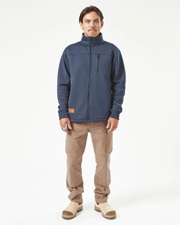 Volcom Workwear Bonded Fleece 8211 Navy Mens Volcom Hoodies and Sweatshirts