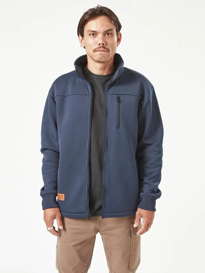 Volcom Workwear Bonded Fleece 8211 Navy Mens Volcom Hoodies and Sweatshirts