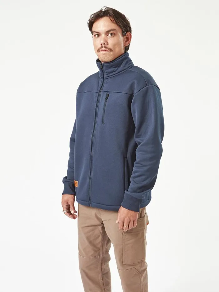 Volcom Workwear Bonded Fleece 8211 Navy Mens Volcom Hoodies and Sweatshirts