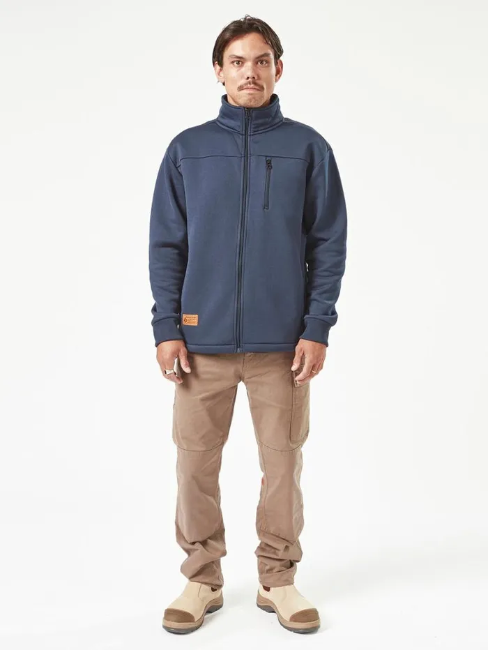 Volcom Workwear Bonded Fleece 8211 Navy Mens Volcom Hoodies and Sweatshirts