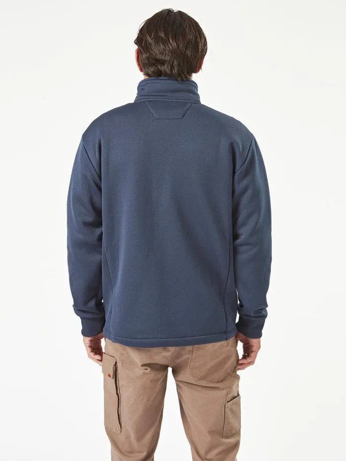 Volcom Workwear Bonded Fleece 8211 Navy Mens Volcom Hoodies and Sweatshirts