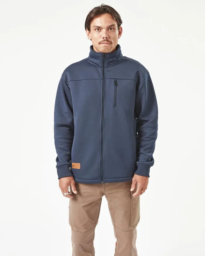 Volcom Workwear Bonded Fleece 8211 Navy Mens Volcom Hoodies and Sweatshirts