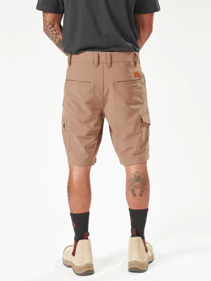 Volcom Workwear Slab Hybrid Shorts 8211 Brindle Mens Volcom Shorts