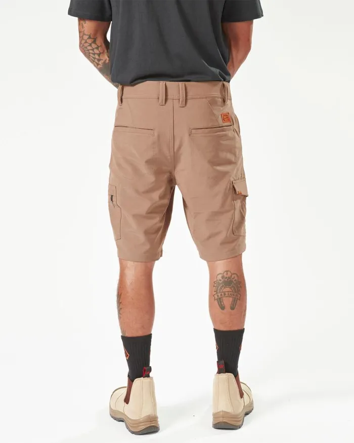 Volcom Workwear Slab Hybrid Shorts 8211 Brindle Mens Volcom Shorts