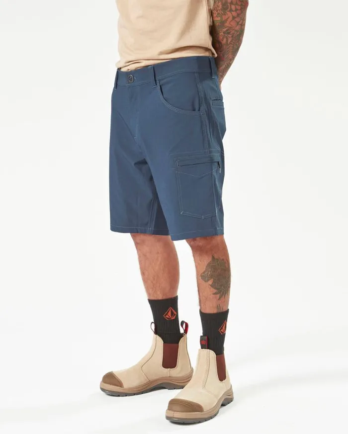 Volcom Workwear Slab Hybrid Shorts 8211 Navy Mens Volcom Shorts
