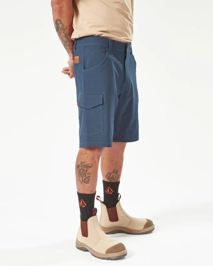 Volcom Workwear Slab Hybrid Shorts 8211 Navy Mens Volcom Shorts