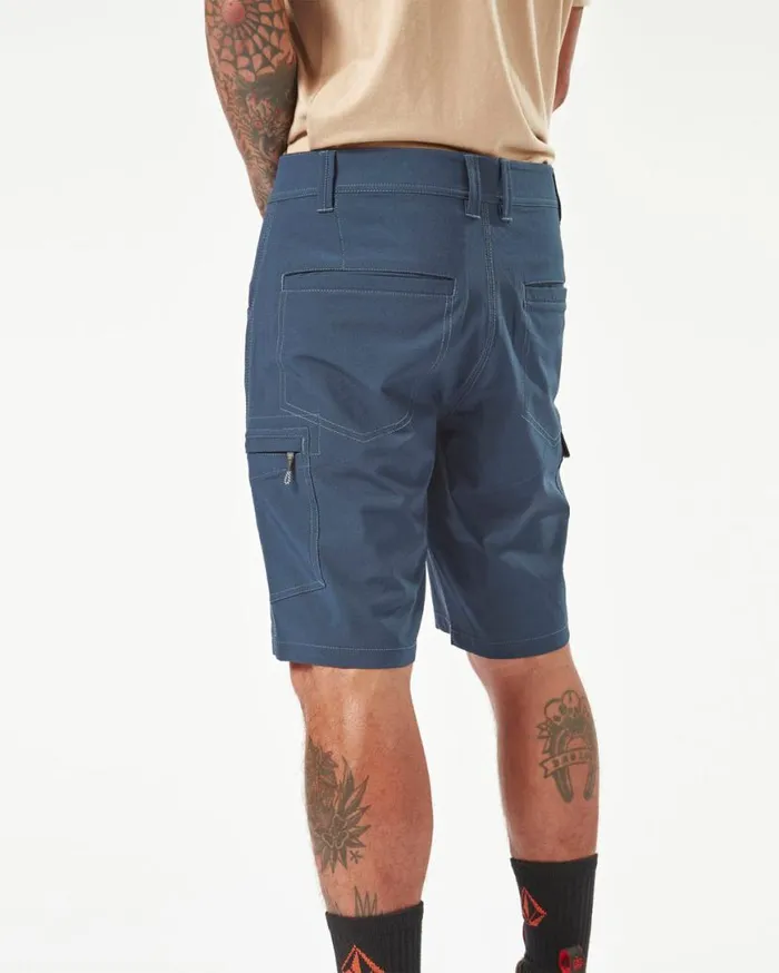 Volcom Workwear Slab Hybrid Shorts 8211 Navy Mens Volcom Shorts