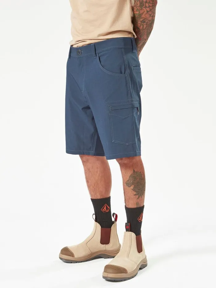 Volcom Workwear Slab Hybrid Shorts 8211 Navy Mens Volcom Shorts