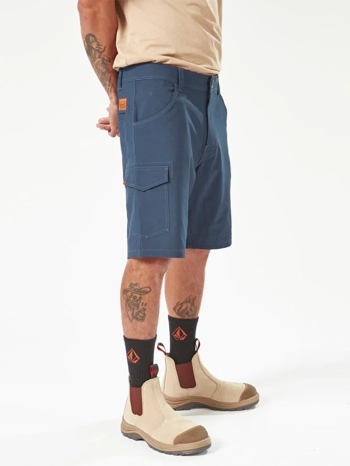 Volcom Workwear Slab Hybrid Shorts 8211 Navy Mens Volcom Shorts