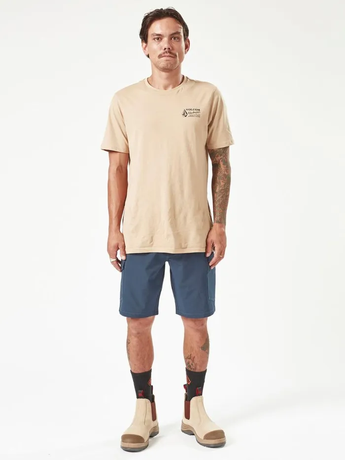Volcom Workwear Slab Hybrid Shorts 8211 Navy Mens Volcom Shorts