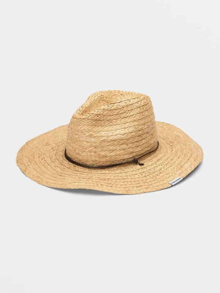Voldora Straw Hat 8211 Natural Womens Volcom Hats and Beanies