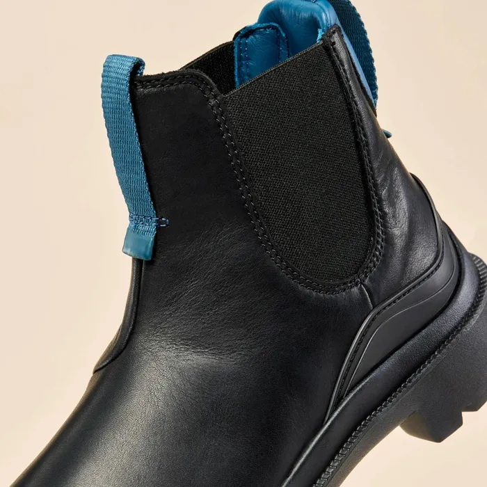 Waterproof Women Olukai Hehi Waterproof Leather Booties 8211 Lava Rock
