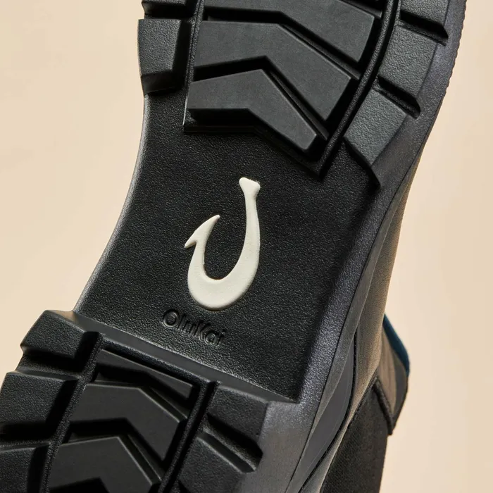 Waterproof Women Olukai Hehi Waterproof Leather Booties 8211 Lava Rock