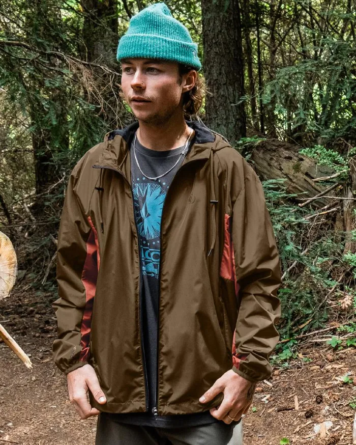 Wavern Jacket 8211 Dark Earth Mens Volcom Jackets