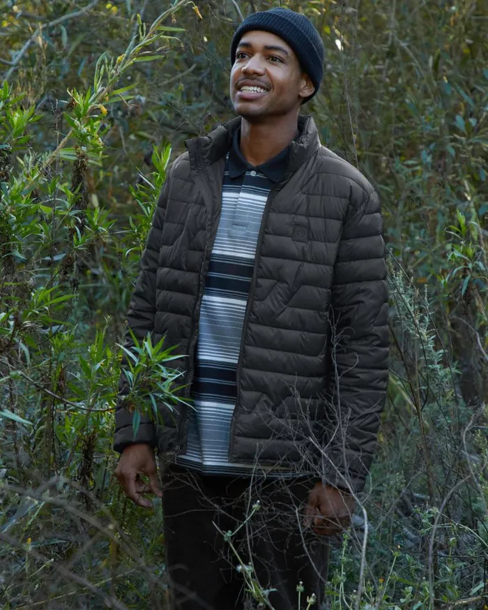 Weestone Puff Jacket 8211 Black Mens Volcom Jackets