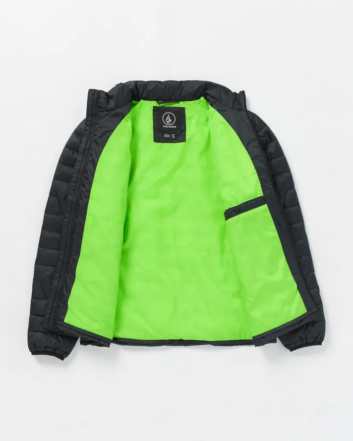 Weestone Puff Jacket 8211 Black Mens Volcom Jackets
