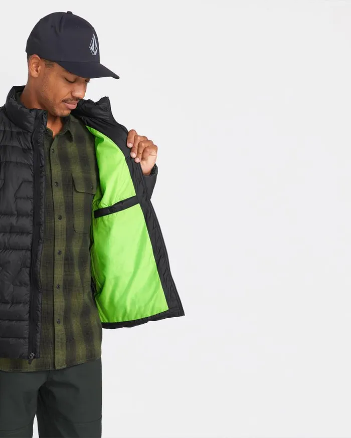 Weestone Puff Jacket 8211 Black Mens Volcom Jackets