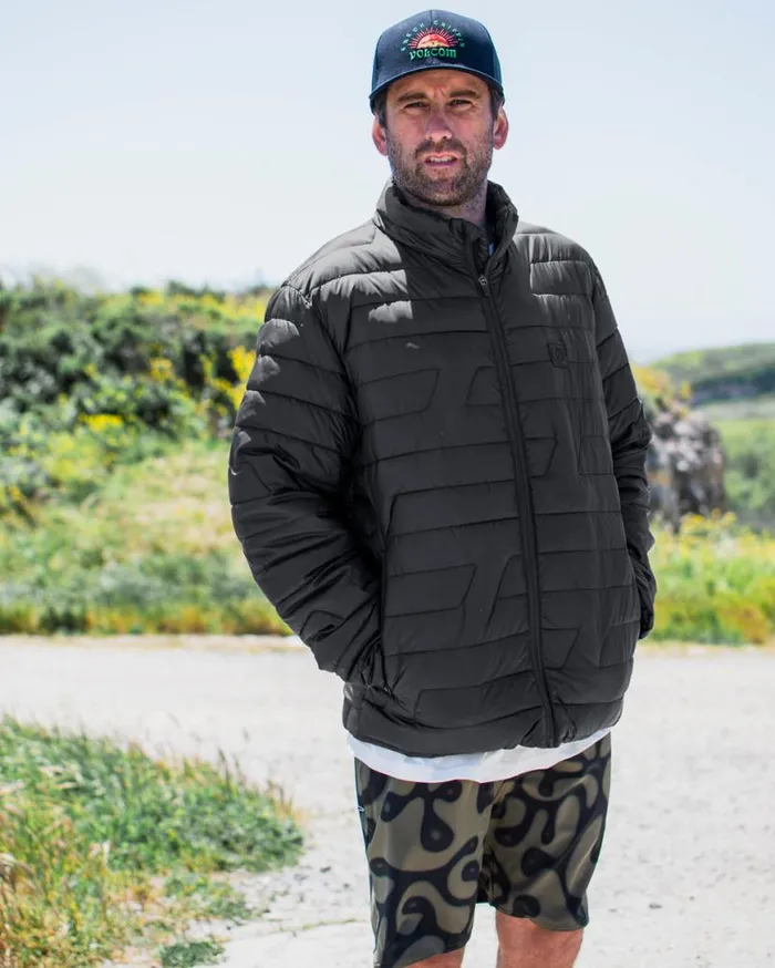 Weestone Puff Jacket 8211 Black Mens Volcom Jackets