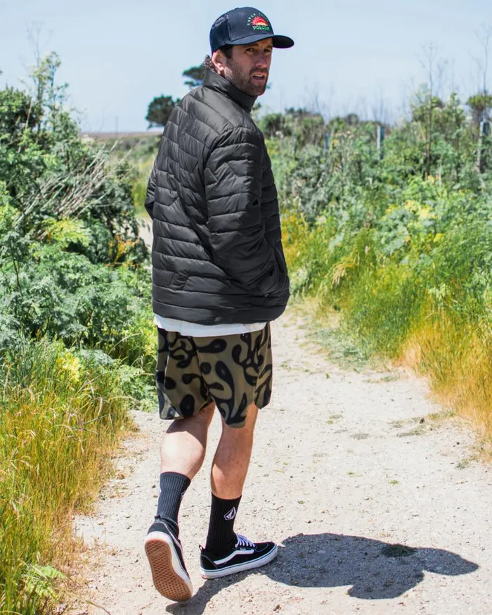 Weestone Puff Jacket 8211 Black Mens Volcom Jackets