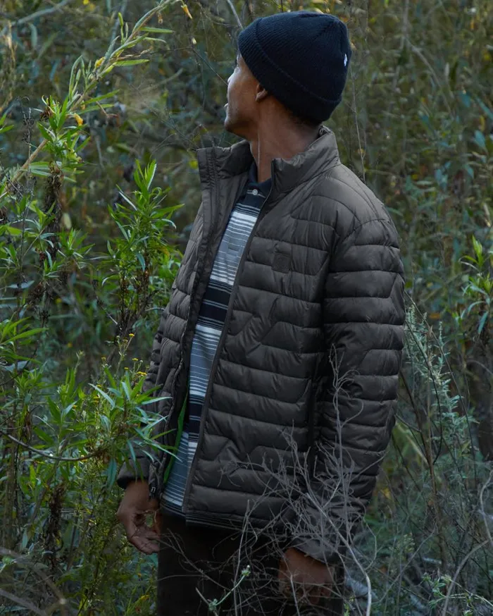 Weestone Puff Jacket 8211 Black Mens Volcom Jackets