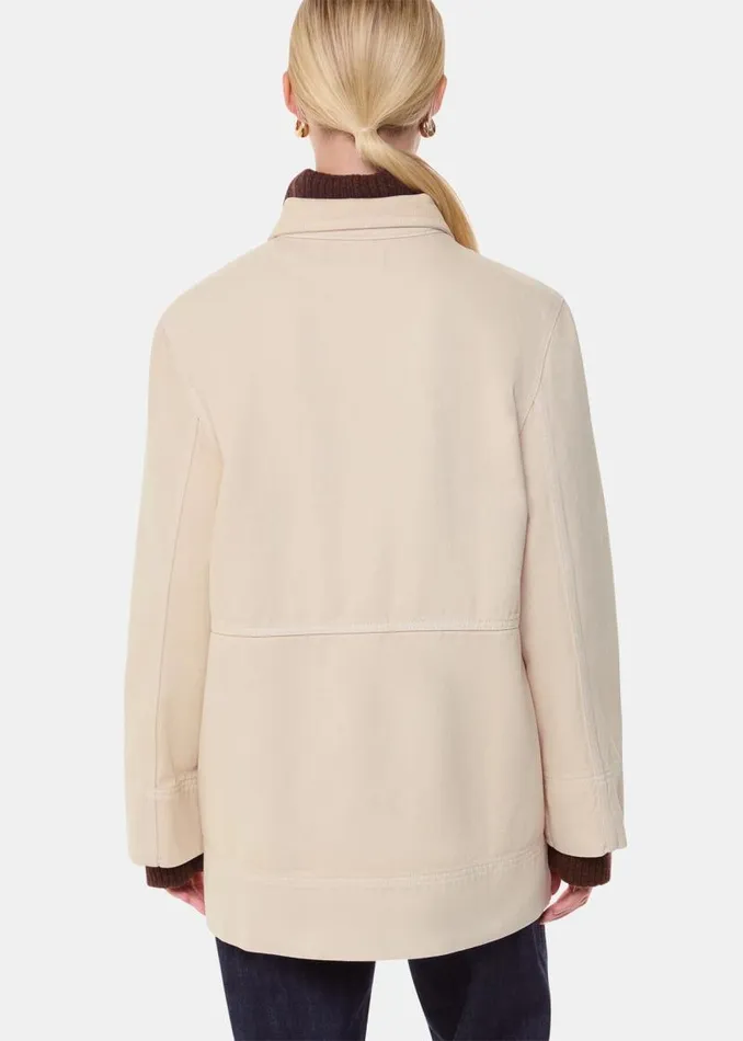 Whistles Coats and Jackets Neutral Jo Utility Jacket 8211 Women