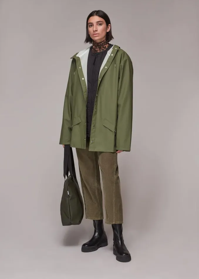 Whistles Coats and Jackets Olive Rains Hooded Jacket 8211 Women