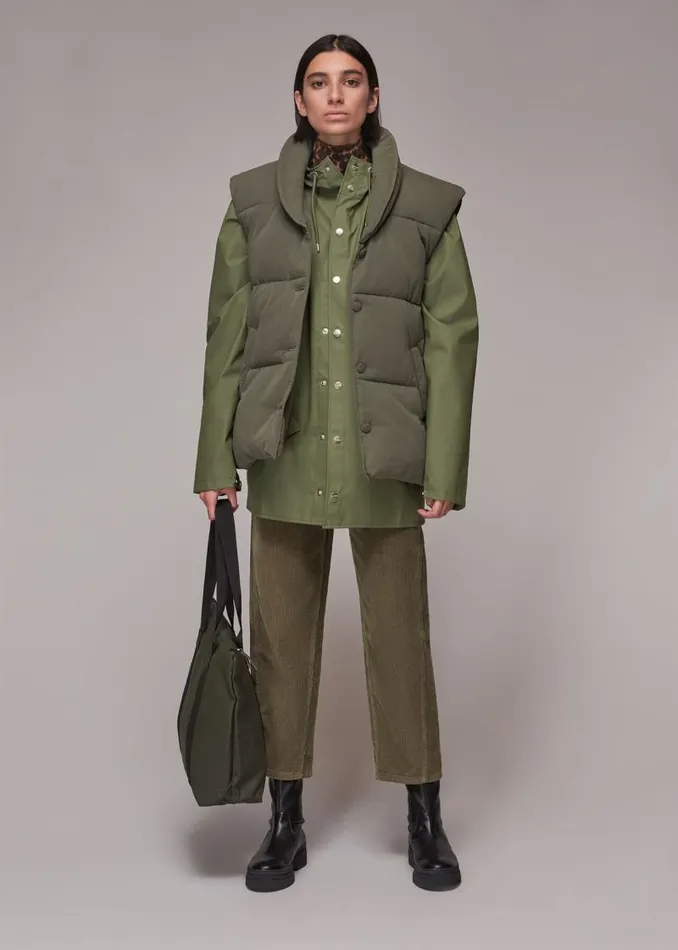 Whistles Coats and Jackets Olive Rains Hooded Jacket 8211 Women
