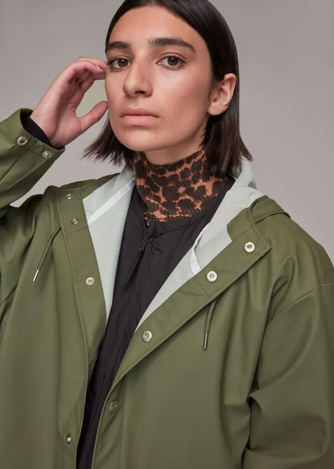 Whistles Coats and Jackets Olive Rains Hooded Jacket 8211 Women