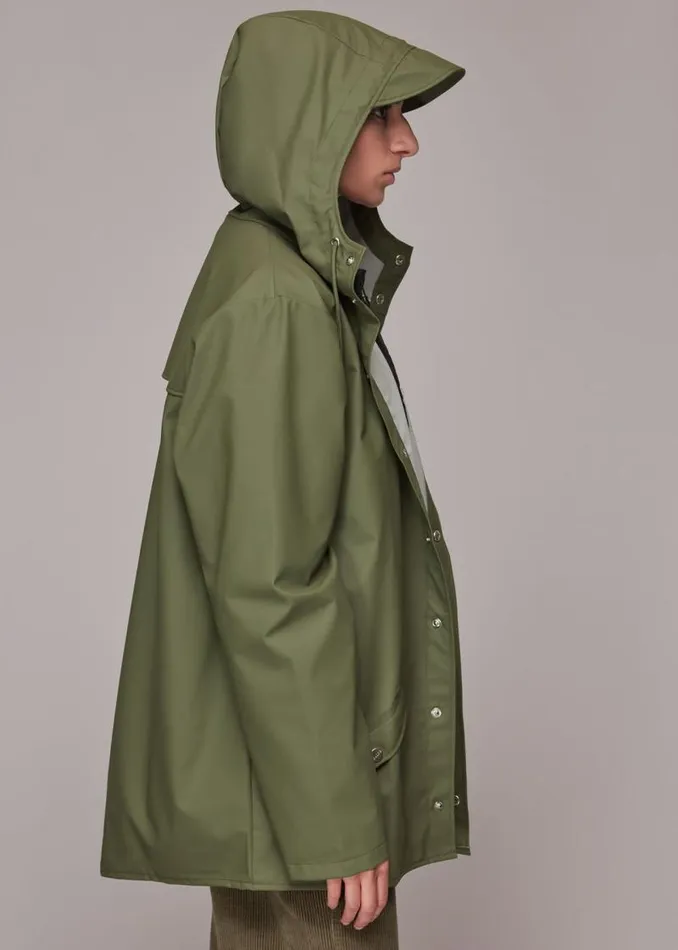 Whistles Coats and Jackets Olive Rains Hooded Jacket 8211 Women