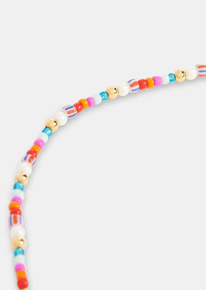 Whistles Jewelry Pink Beaded Anklet 8211 Women