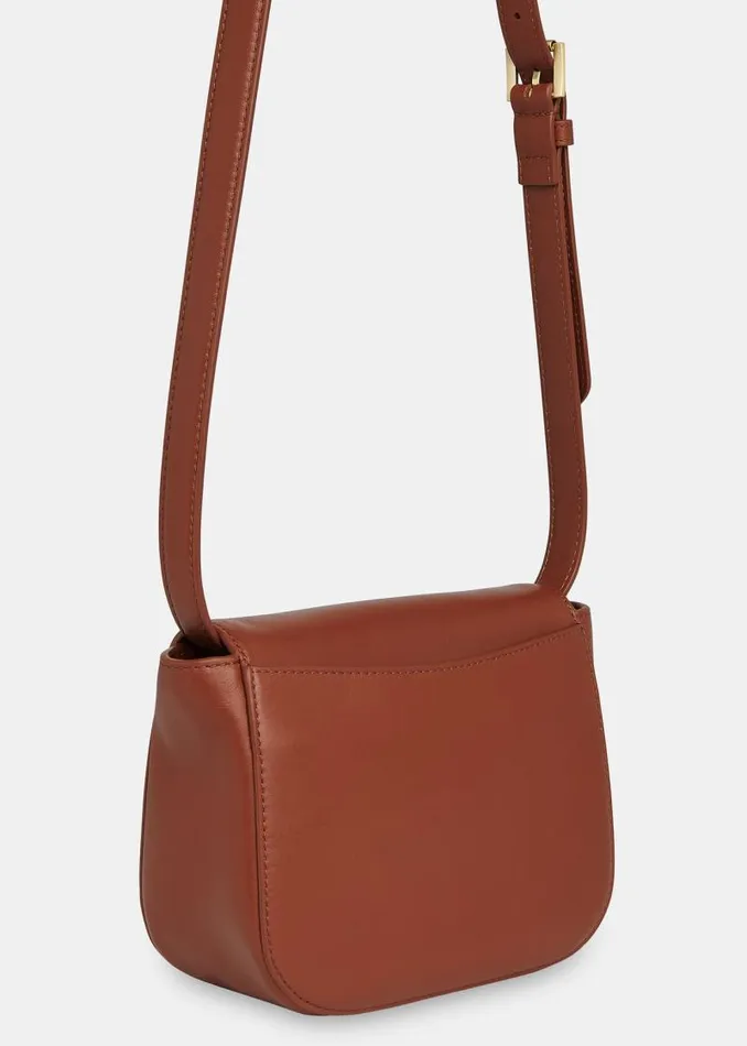 Whistles Leather Brown Carlota Turnlock Satchel 8211 Women
