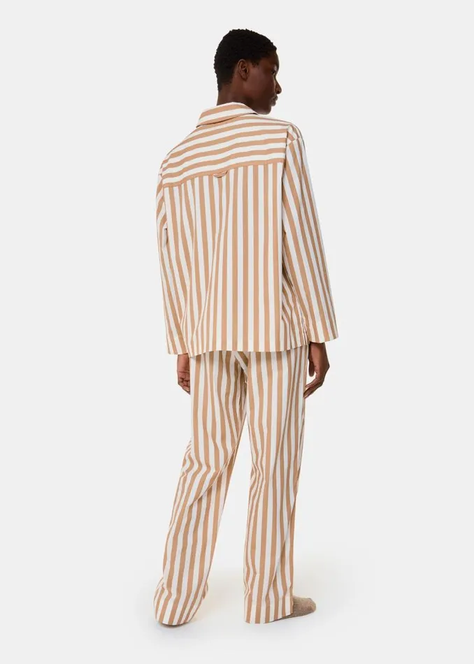 Whistles Pajamas Ivory Cotton Stripe Pajama Bottom 8211 Women
