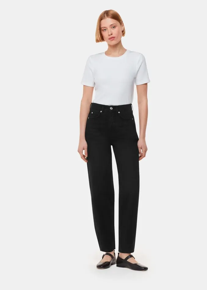 Whistles Pants Black Authentic Barrel Leg Jean 8211 Women