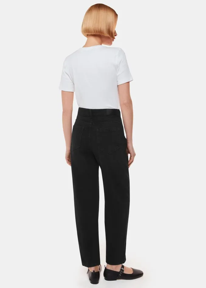 Whistles Pants Black Authentic Barrel Leg Jean 8211 Women