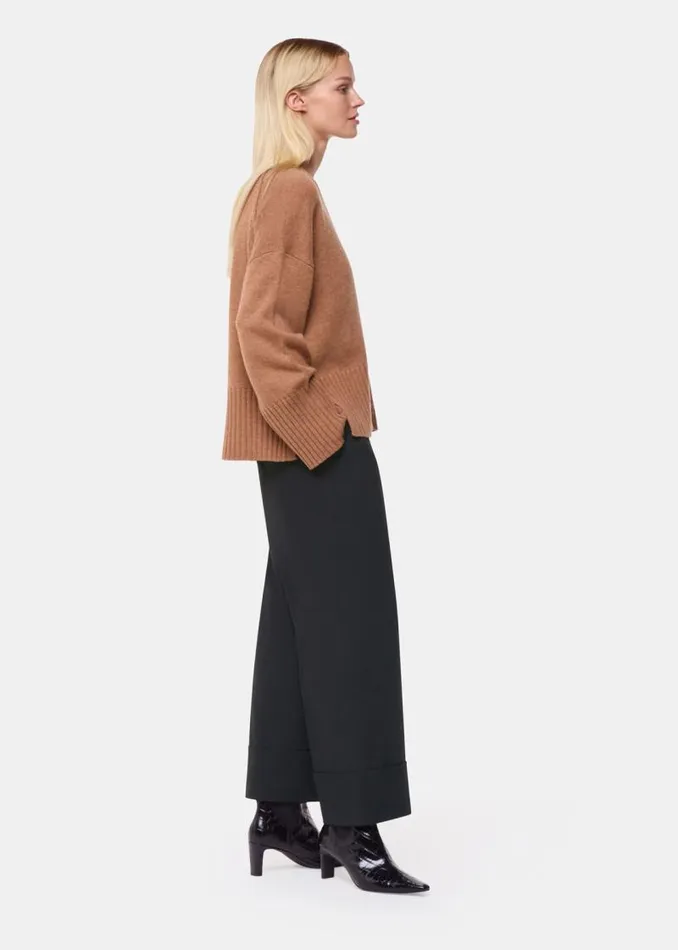 Whistles Pants Black Sabrina Turn Up Pants 8211 Women