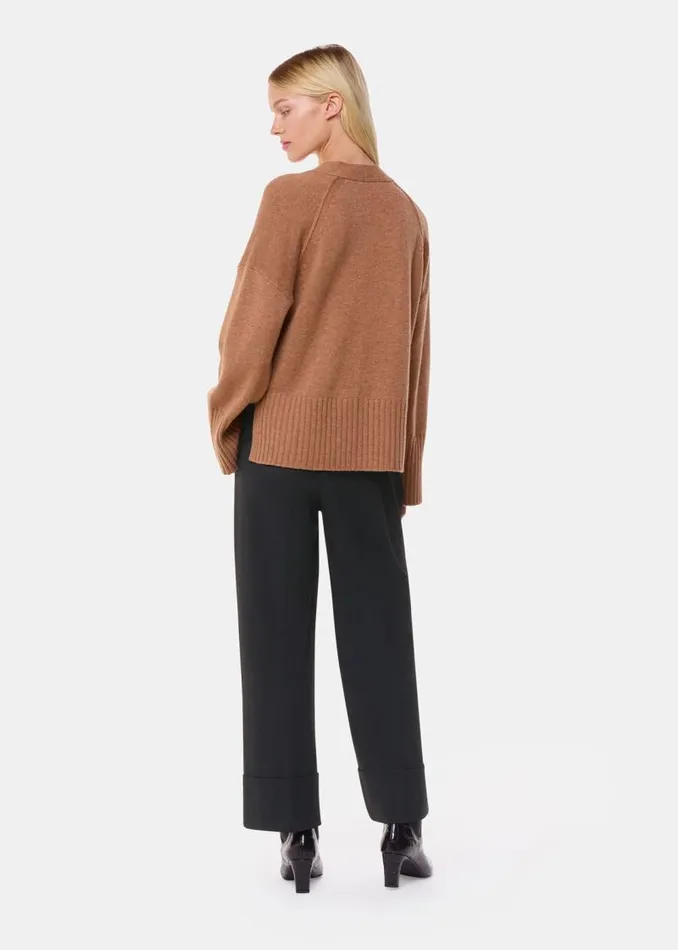 Whistles Pants Black Sabrina Turn Up Pants 8211 Women