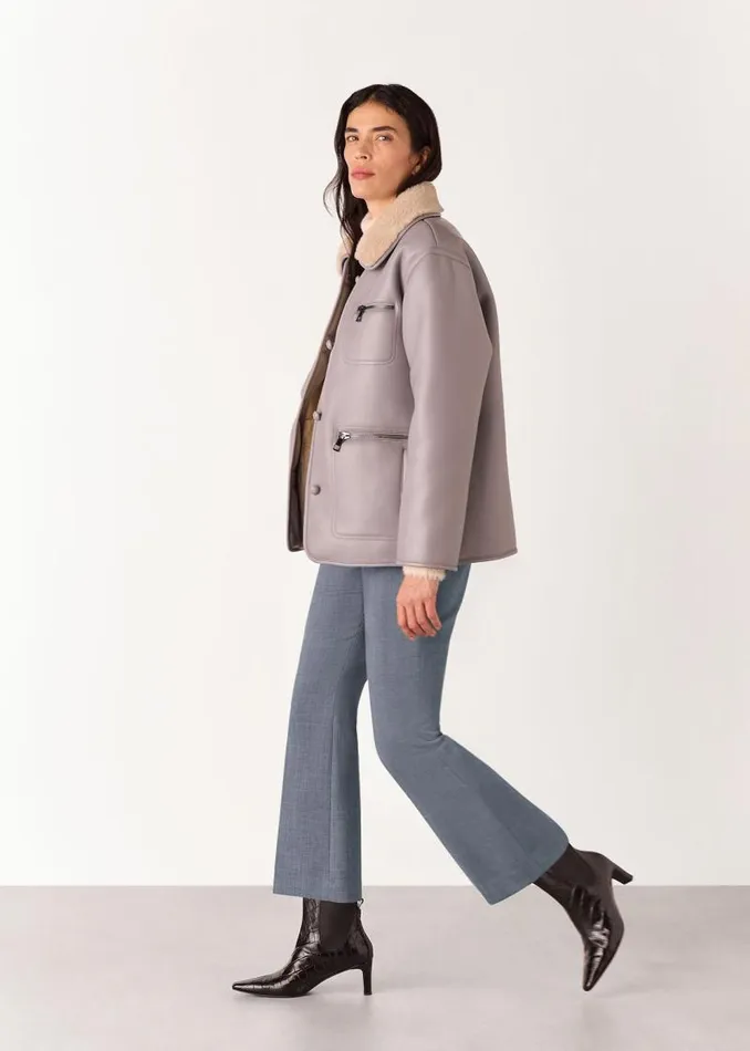 Whistles Pants Grey Luisa Formal Pants 8211 Women