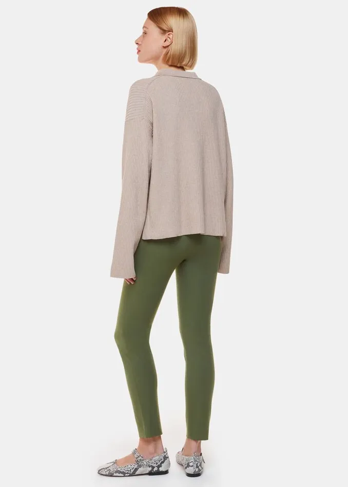 Whistles Pants Khaki Super Stretch Pants 8211 Women